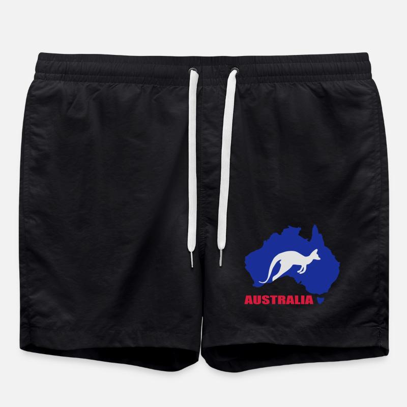 Australia - Badeshorts - Schwarz