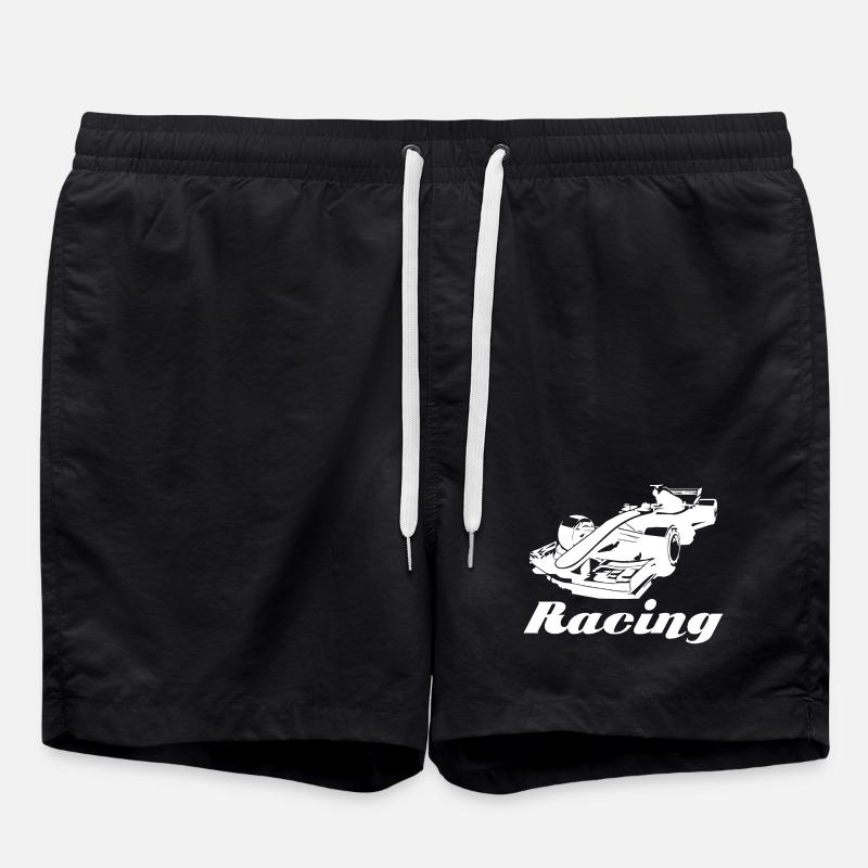 Racing - Badeshorts - Schwarz