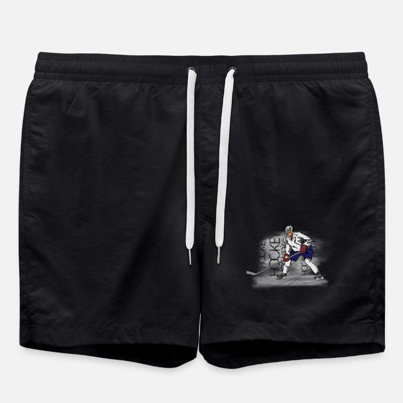 hockey - Short de bain - noir