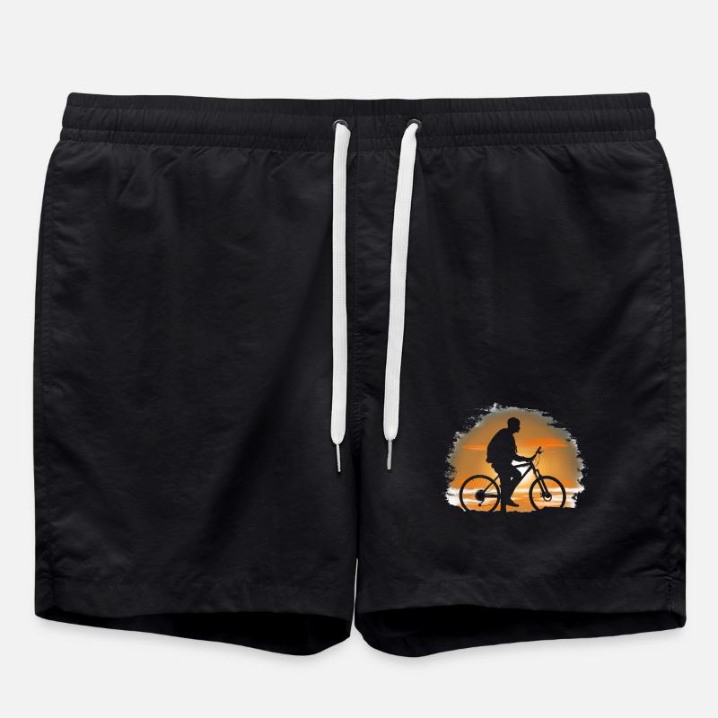 Fahrrad - Badeshorts - Schwarz
