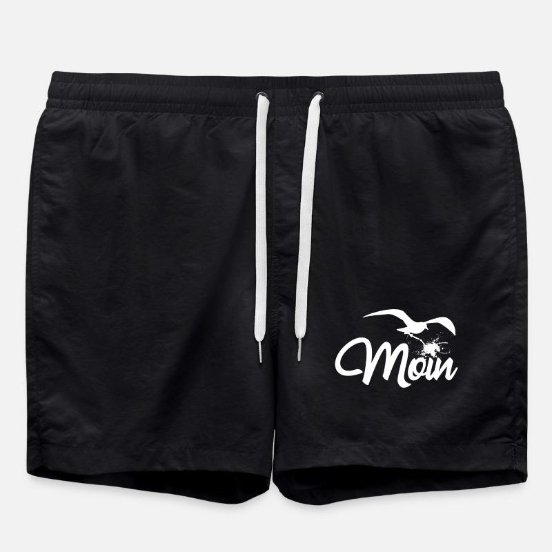 Moin - Möwenfleez - Swim Trunks - black