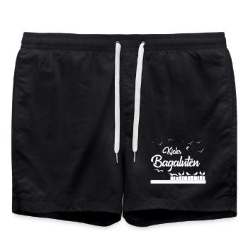 Kieler Bagaluten - Badeshorts - Schwarz - Vorne - AI Model Male 185 light (185cm)