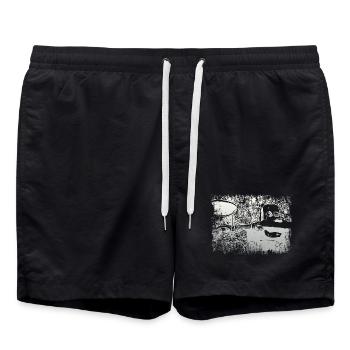 Hirondelle simson KR51 - Short de bain - noir - Devant - AI Model Male 185 light (185cm)