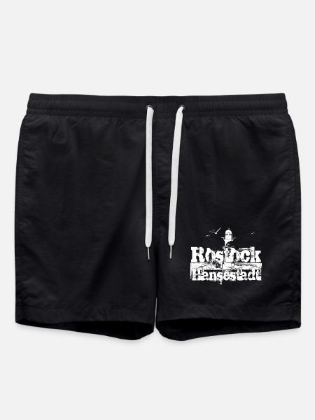 Rostock Hansestadt - Badeshorts - Schwarz