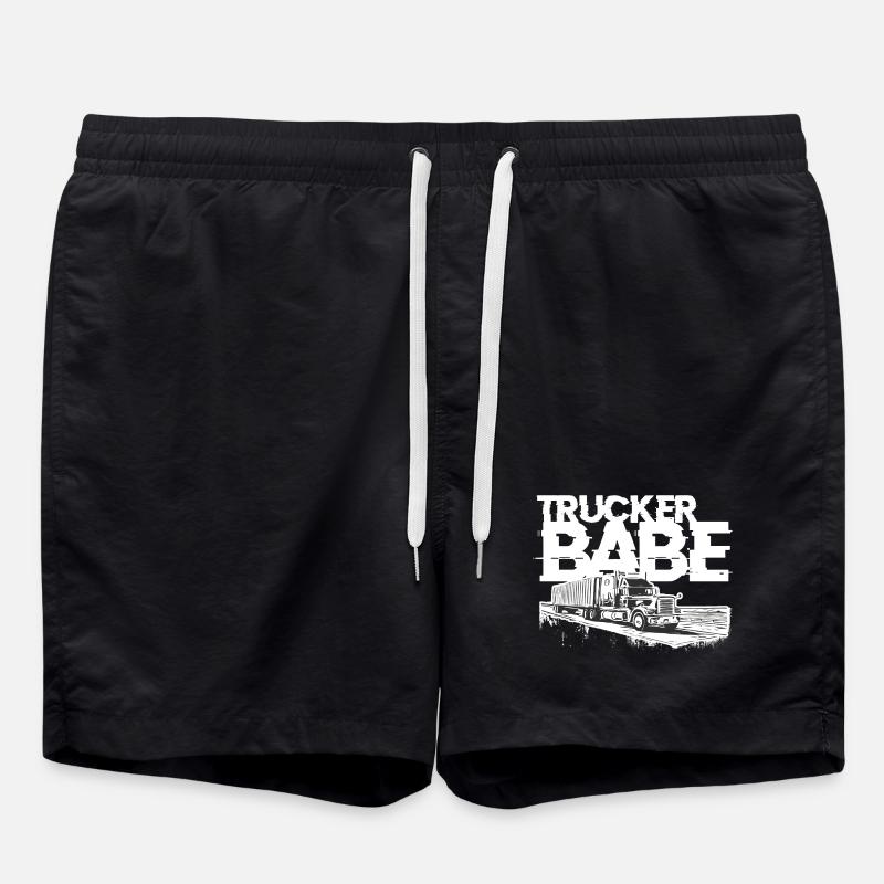 Camionneur Babe - Short de bain - noir