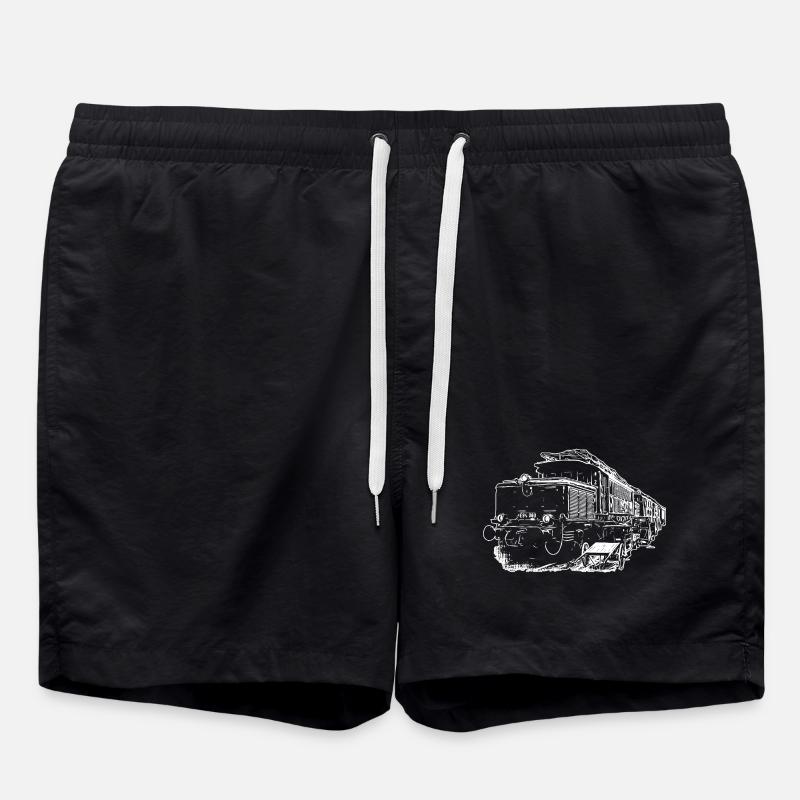 E94 Train Le Crocodile - Short de bain - noir