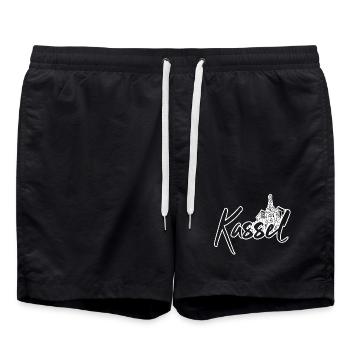 Kassel - Short de bain - noir - Devant - AI Model Male 185 light (185cm)