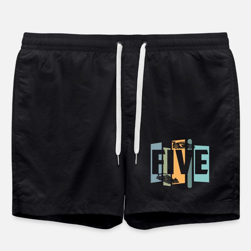 Five years old - Swim Trunks - black