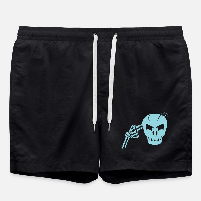 Coup de tête de crâne - Short de bain - noir