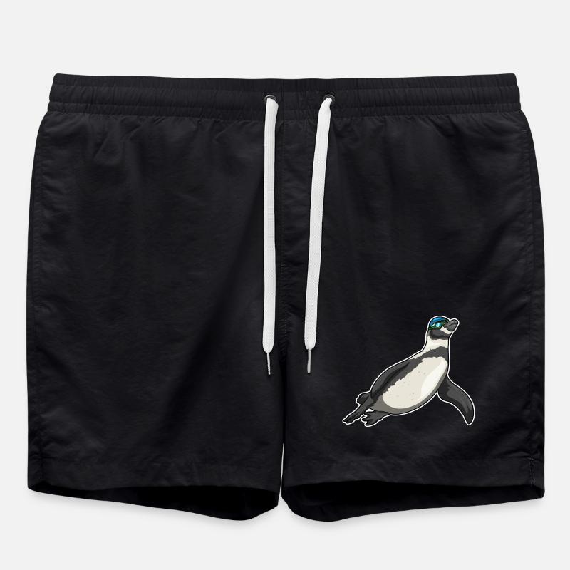 Lunettes de natation Pingouin - Short de bain - noir