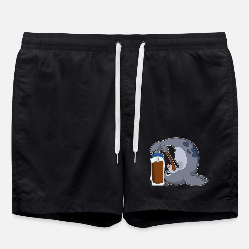 Café Seal - Short de bain - noir