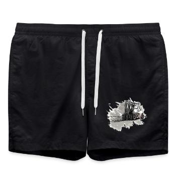 Chariot élévateur - Short de bain - noir - Devant - AI Model Male 185 light (185cm)