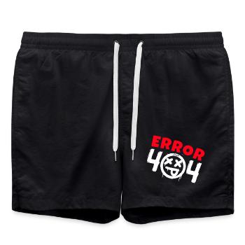 Error 404 Not Found - Swim Trunks - black - Front - AI Model Male 185 light (185cm)