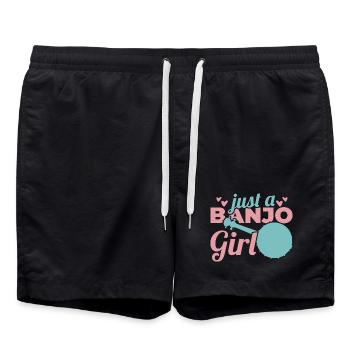 Drôle de fille de banjo - Short de bain - noir - Devant - AI Model Male 185 light (185cm)