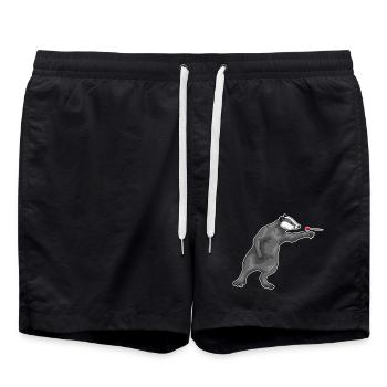 Badger Dart Dart - Swim Trunks - black - Front - AI Model Male 185 light (185cm)