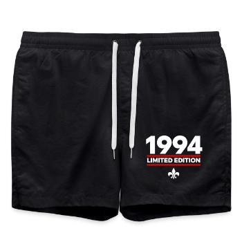 1994 Limited Edition - Badeshorts - Schwarz - Vorne - AI Model Male 185 light (185cm)
