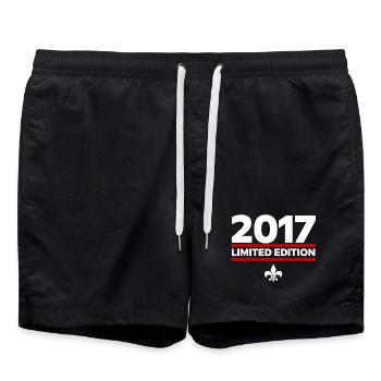 2017 Limited Edition - Badeshorts - Schwarz - Vorne - AI Model Male 185 light (185cm)