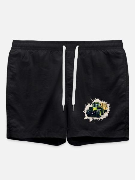 MB trac 1300 TRAC mit Anhänger - Badeshorts - Schwarz