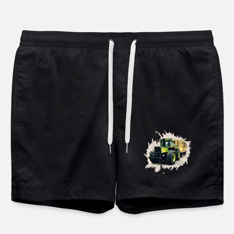 MB trac 1300 TRAC mit Anhänger - Badeshorts - Schwarz