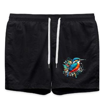 Martin-pêcheur - Short de bain - noir - Devant - AI Model Male 185 light (185cm)
