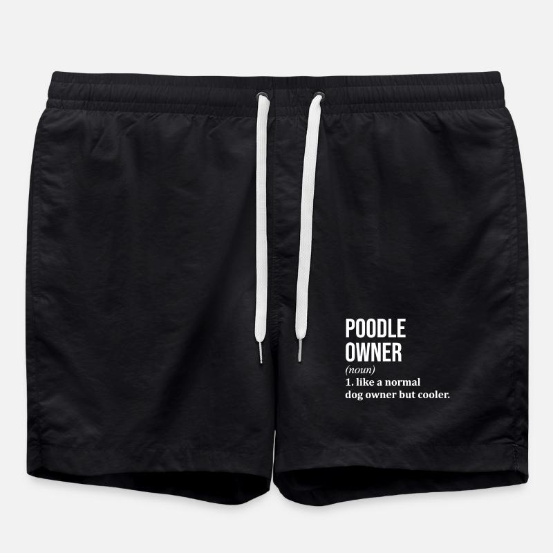 Pudel - Badeshorts - Schwarz