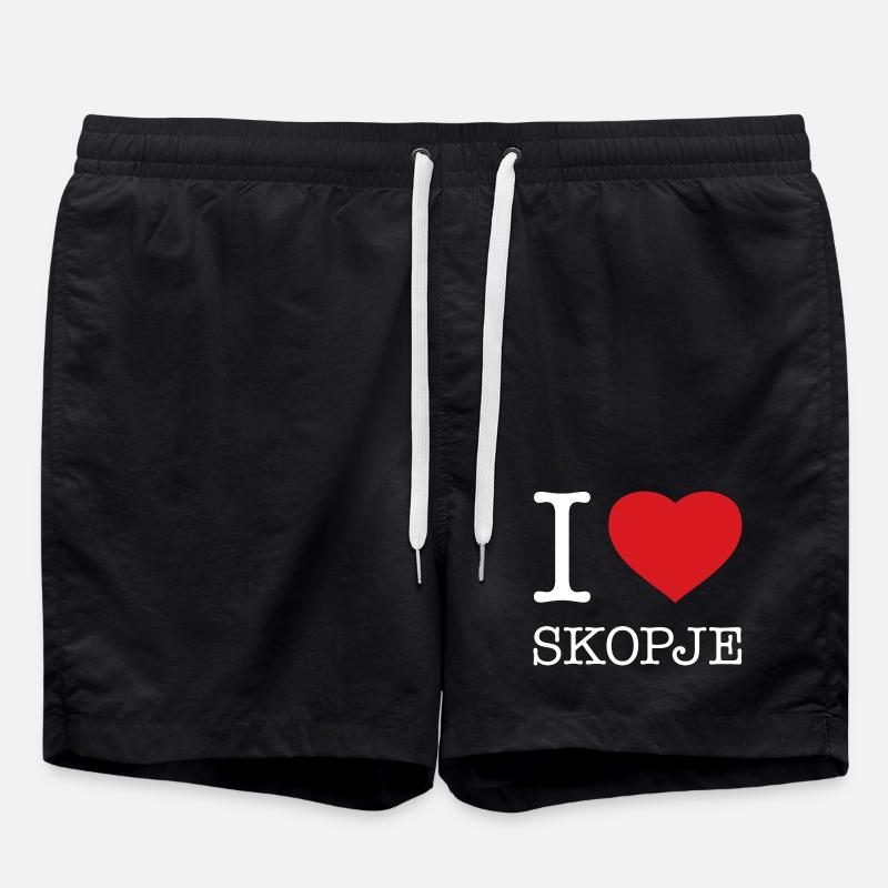 J’ADORE SKOPJE - Short de bain - noir