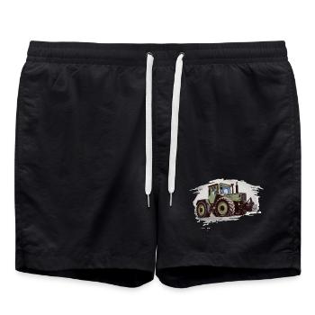 MB-trac 1300 avec poids - Short de bain - noir - Devant - AI Model Male 185 light (185cm)