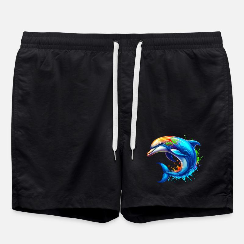 Delfin - Badeshorts - Schwarz