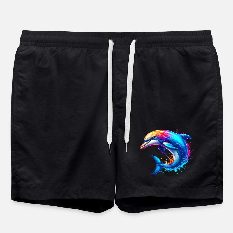 Delfin - Badeshorts - Schwarz