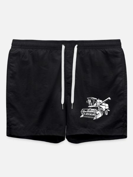 Pure grain power - Swim Trunks - black
