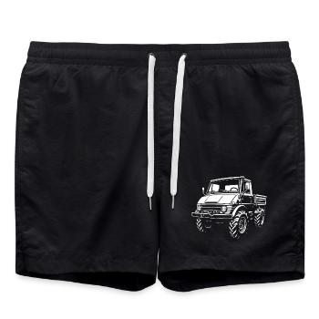 Powerhouse with cult status - Swim Trunks - black - Front - AI Model Male 185 light (185cm)