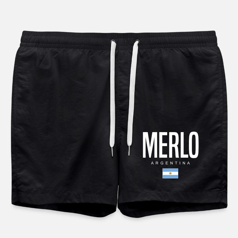 Merlo Argentine Argentin - Short de bain - noir