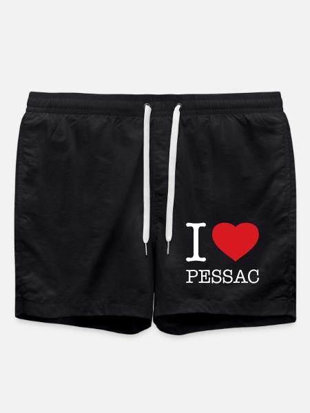 I love Pessac - Swim Trunks - black
