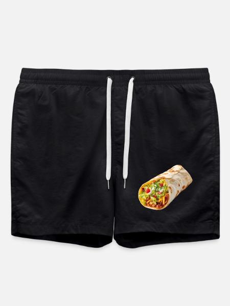Burrito - Swim Trunks - black