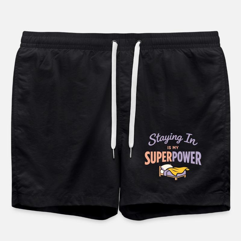Anime-hausmensch Cuddly Weeb - Short de bain - noir