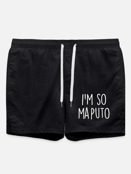 Maputo, Mozambique - Short de bain - noir