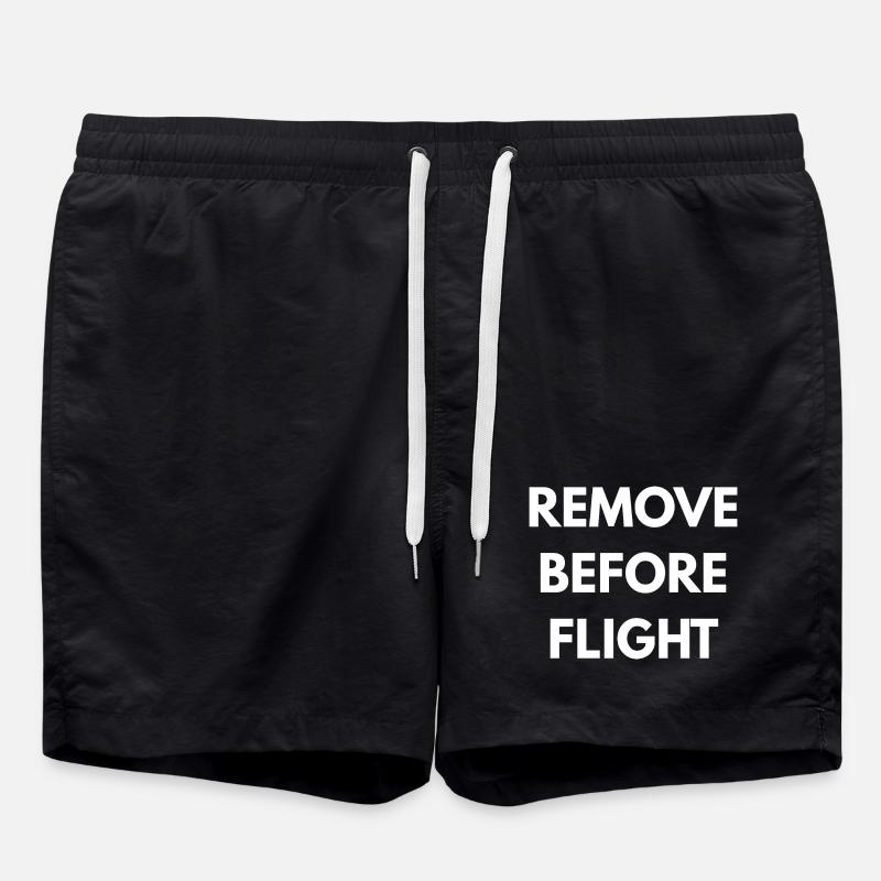 VOR DEM FLUG ENTFERNEN - Badeshorts - Schwarz