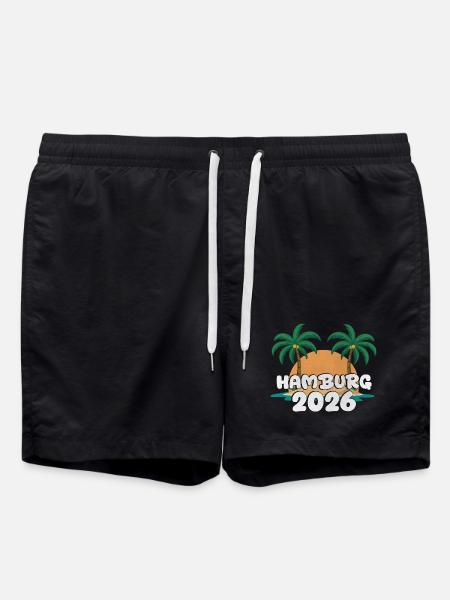 Hambourg 2026 - Short de bain - noir