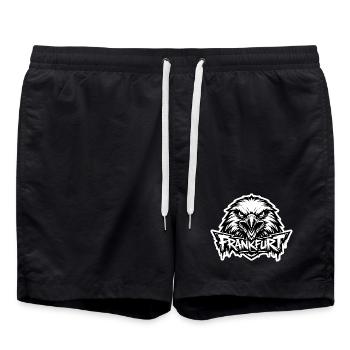 Francfort Adler - Short de bain - noir - Devant - AI Model Male 185 light (185cm)