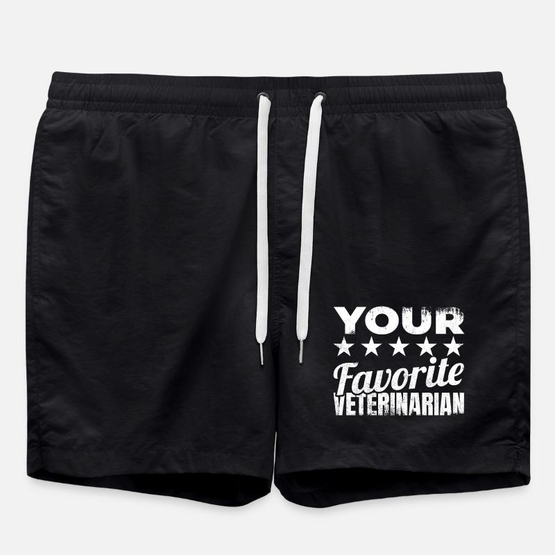 Veterinary saying - Swim Trunks - black