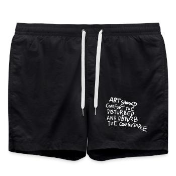 Art comforts - Swim Trunks - black - Front - AI Model Male 185 light (185cm)