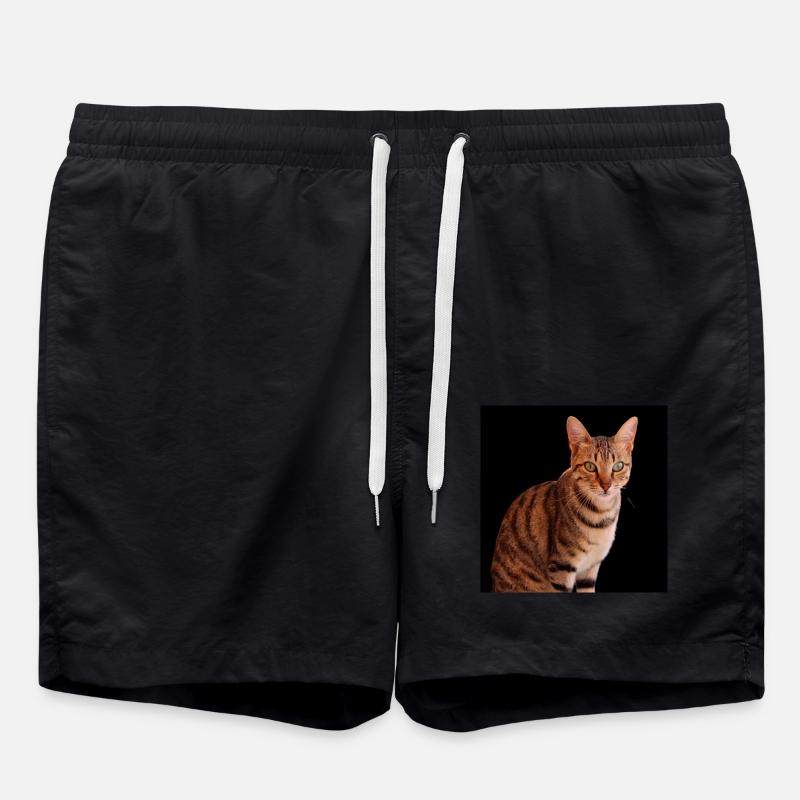 Chat chat chaton doux - Short de bain - noir