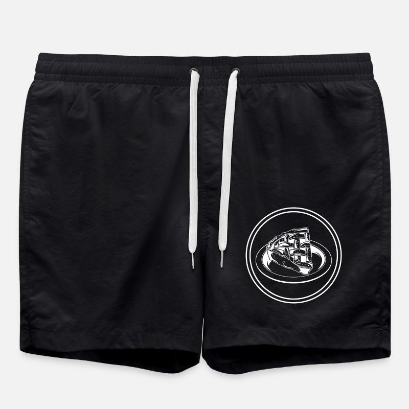 Apple Pie Baking - Swim Trunks - black