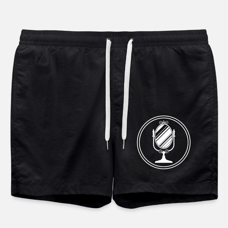 Mirror Icon Silhouette - Swim Trunks - black