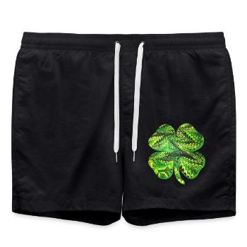 klee e 35 - Badeshorts - Schwarz - Vorne - AI Model Male 185 light (185cm)