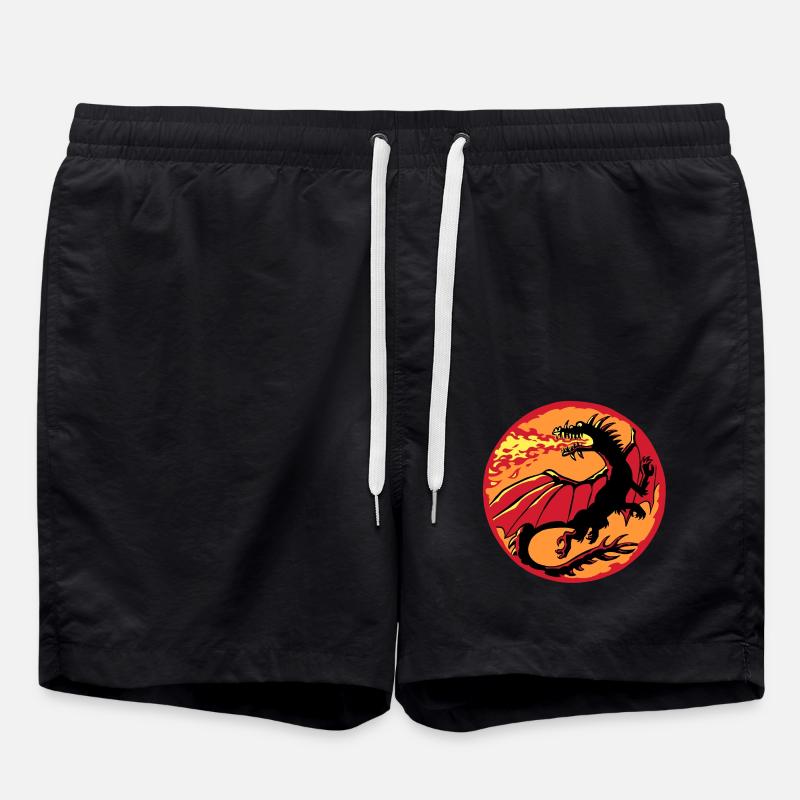 Dragon - Short de bain - noir