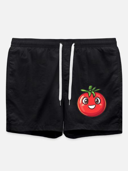 Happy tomato - Swim Trunks - black