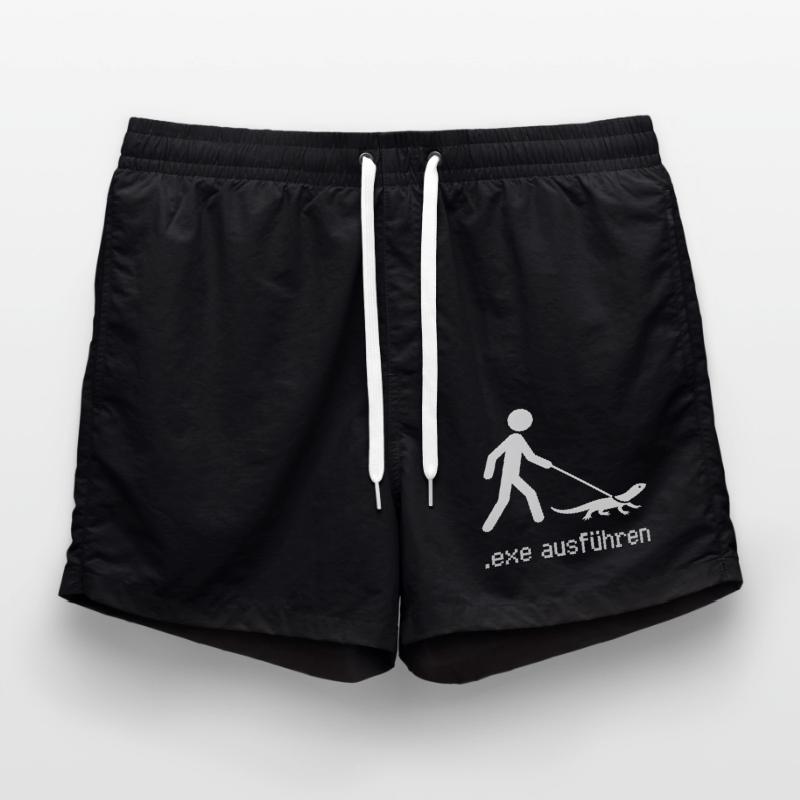 EXE Run Admin Informaticien Programmeur Short de bain