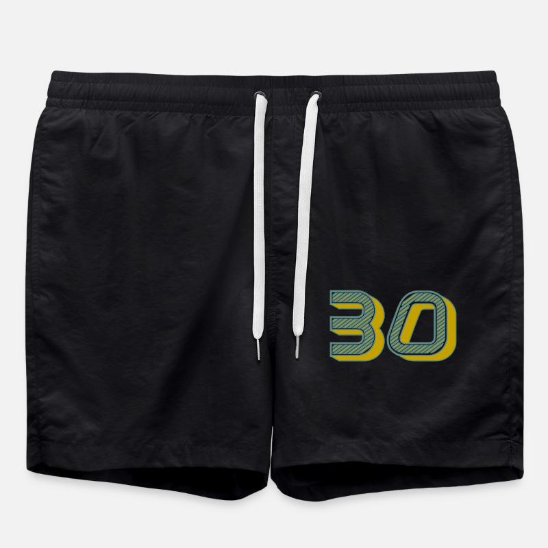 30 - Short de bain - noir