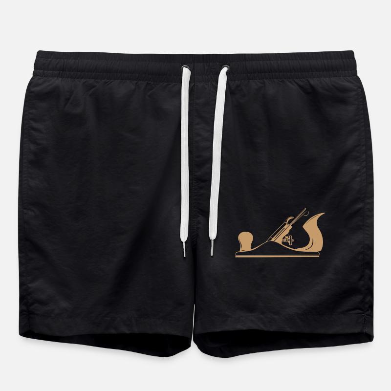 Schreiner Tool Planer Design - Swim Trunks - black